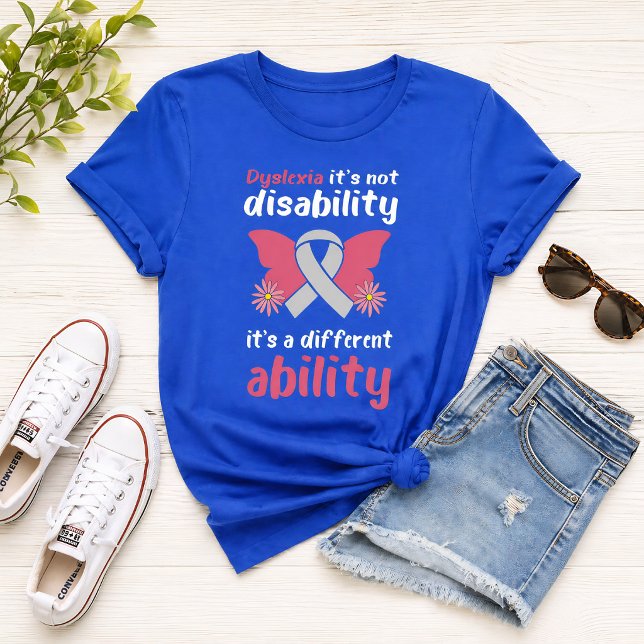 T-shirt Dyslexie Sensibilisation Capacité Différente Inspi (Créateur téléchargé)