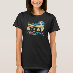 T-shirt Dyslexie Sensibilisation des enseignants Dyslexie