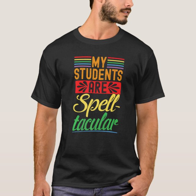 T-shirt Dyslexie Sensibilisation des enseignants Dyslexie  (Devant)