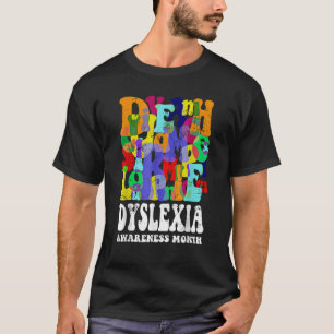 T-shirt Dyslexie Sensibilisation Dyslexie Apprentissage Ha