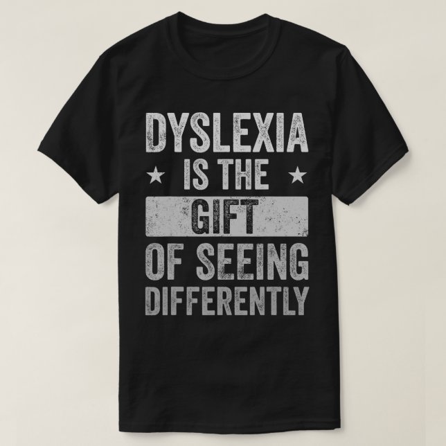 T-shirt Dyslexie Sensibilisation Enseignant Dyslexie Cadea (Design devant)