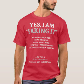 T-shirt Dyslexie Sensibilisation Je Le Pousse Dans Cette F