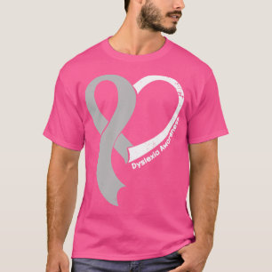 T-shirt Dyslexie Sensibilisation Les gens aiment le Ruban 