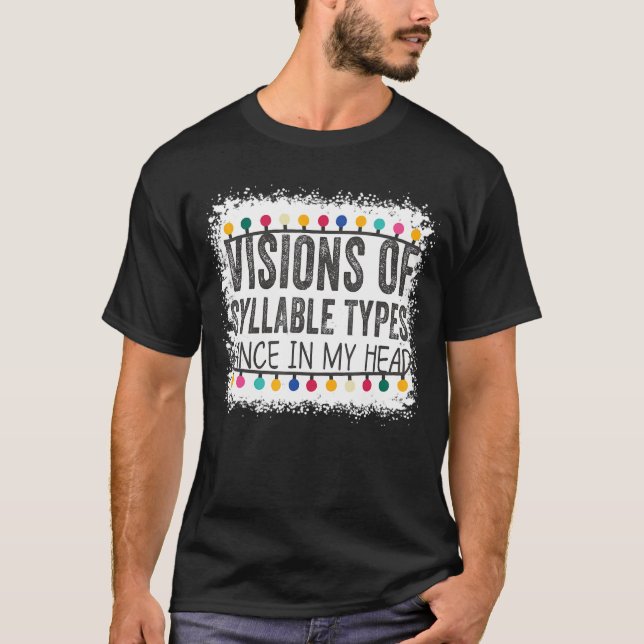 T-shirt Dyslexie Sensibilisation Tee - shirts Visions Des  (Devant)