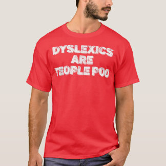 T-shirt Dyslexie TDAH Dyslexique Sensibilisation aux troub