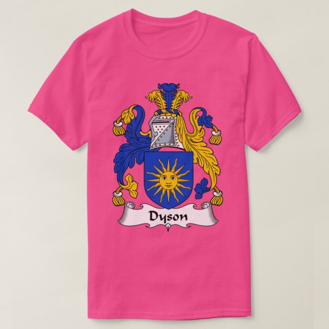 T-shirt Dyson Manteau d'armoiries Famille Crest (Design devant)