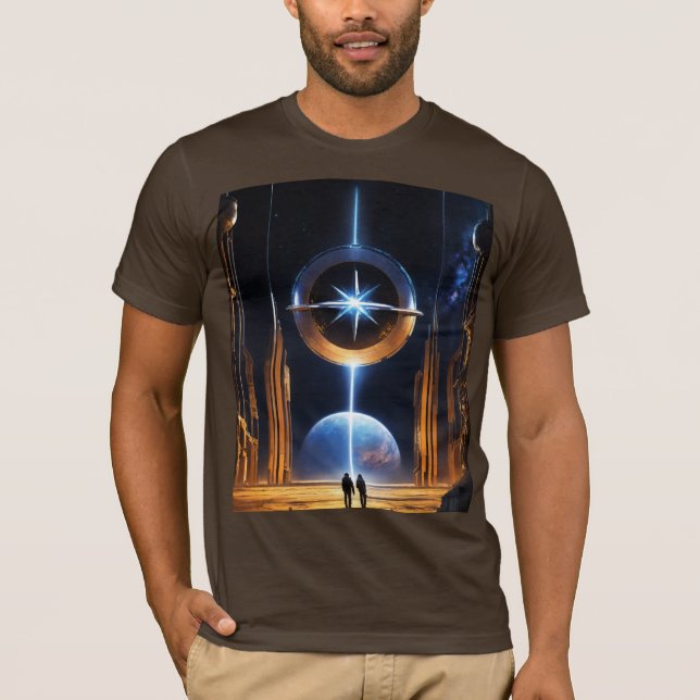T-shirt Dyson StarGate – Tee-shirt de structure cosmique f (Devant)