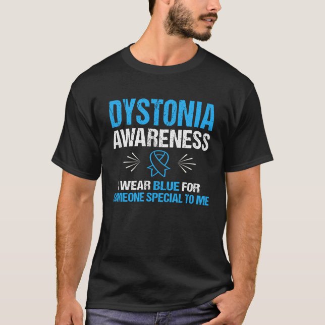 T-shirt Dystonia Awareness Ribbon Run Walk Event (Devant)