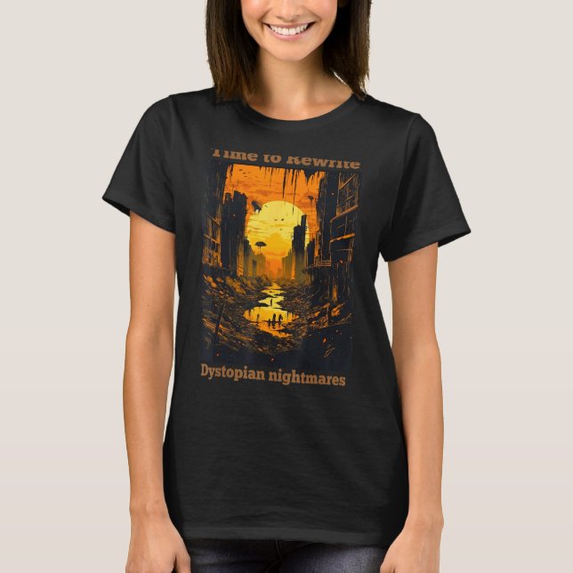 T-shirt Dystopian Gaming HD AI Graphics & Powerful Slogans (Devant)