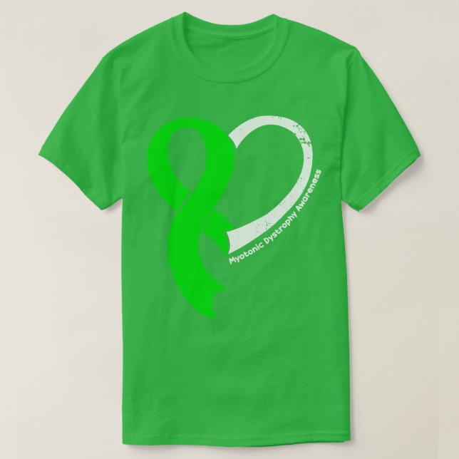 T-shirt Dystrophie myotonique Sensibilisation Espoir Amour (Design devant)