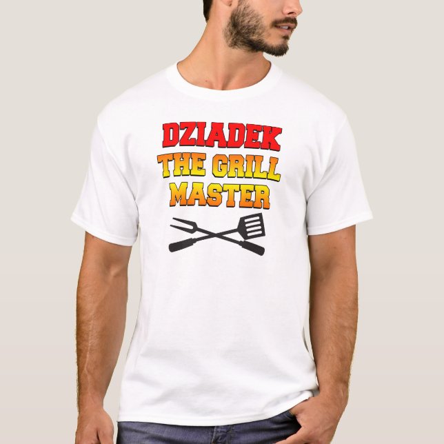 T-shirt Dziadek Le Grill Master (Devant)