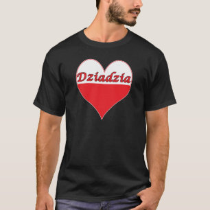 T-shirt Dziadzia Coeur polonais