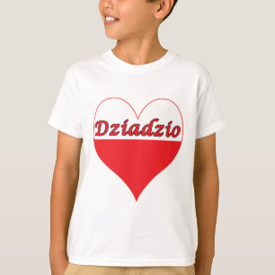 T-shirt Dziadzio Coeur polonais