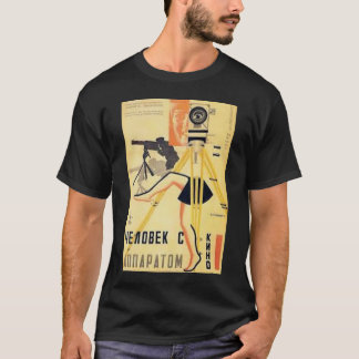 T-SHIRT DZIGA VERTOVS MAN AVEC UN FILM CAMÉRA 19291