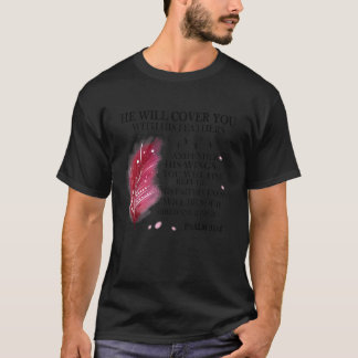 T-shirt e4ox Il Vous Couvrira Avec Ses Plumes Christian