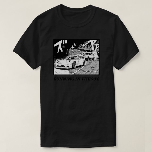 T-shirt E:\AnhgocUpZZ\Initial D Manga Courant Dans Les Ann (Design devant)