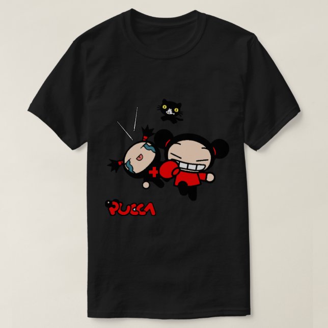 T-shirt E:\AnhgocUpZZ\Pucca et Garu Funny Love .png (Design devant)