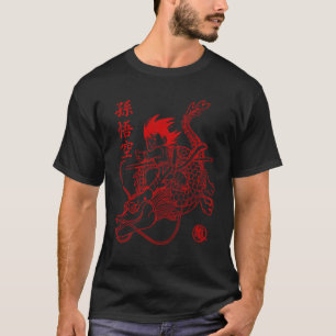 T-shirt E:\AnhgocUpZZ\Son Goku Red ink Classic. .png