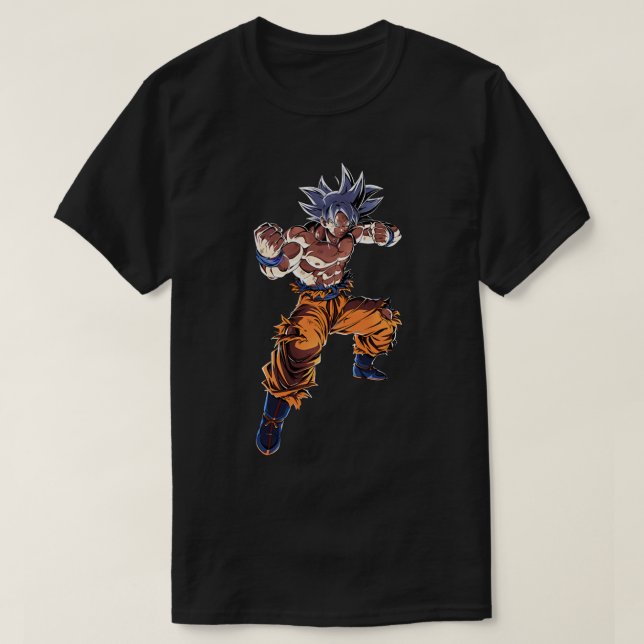 T-shirt E:\AnhgocUpZZ\SonGoku ultra instinctprêt à combatt (Design devant)