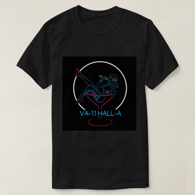 T-shirt E:\AnhgocUpZZ\VA-11 Panneau néon Hall-A .png (Design devant)
