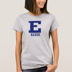 T-shirt E-Bands Gray Sleeve courte pour femmes