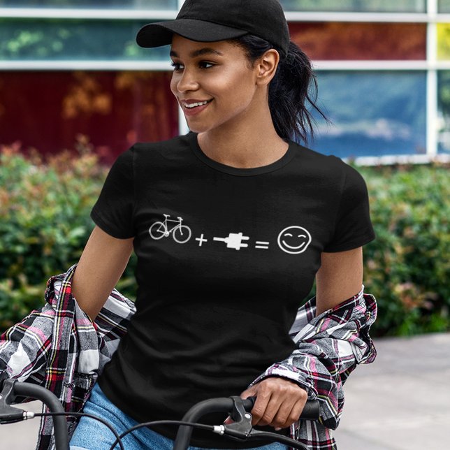 T-shirt E-Bike Bicyclette amusante Électrique Électrique C (Créateur téléchargé)