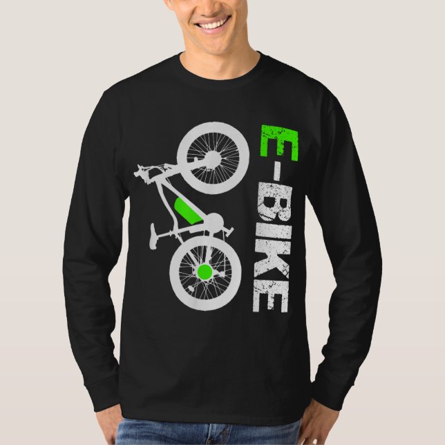 T-shirt E-Bike - Cadeau Cool (Devant)