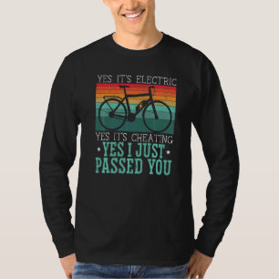 T-shirt E Bike Electric Propriétaire du vélo Bicycle Ride