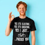 T-shirt E-Bike Funny Cyclisme Électrique Pour Bicycle Elec<br><div class="desc">E-Bike Funny Cyclisme Électrique Pour Vélo Électronique</div>
