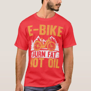 T-shirt E-Bike Gras brûlées Pas d'huile Vélo de vélo élect