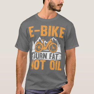 T-shirt E-Bike Gras brûlées Pas d'huile Vélo de vélo élect