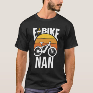 T-shirt E-Bike Nan Rider Cycliste Électrique Grand-mère