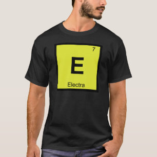 T-shirt E - Electra Chimie Grecque Symbole du Tableau Péri