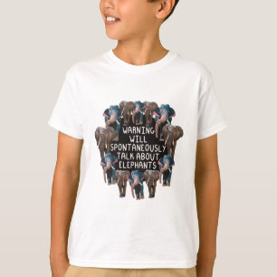 T-shirt E est pour Elephant