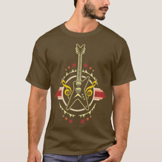 T-shirt E guitariste Triblend