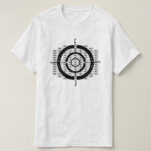 T-shirt E=MC2 Compass Riddle Il Existe Noir Et Blanc