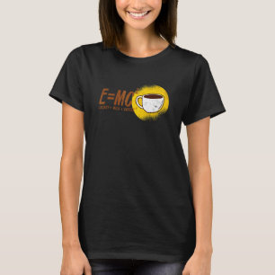 T-shirt E Mc2 Théorie Énergie Lait Théorie de la relativit