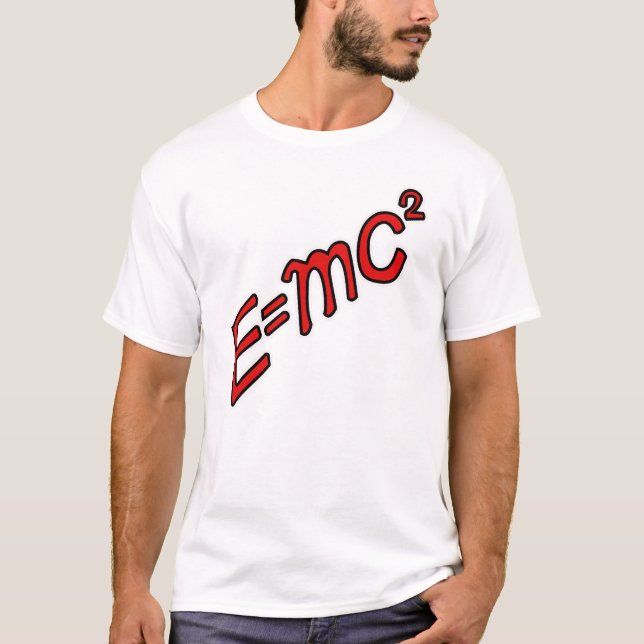 T-shirt E = mc² – Mode Génie Activé (Devant)
