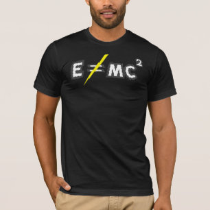 T-shirt E ne fait pas = mc2 - Einstein avait tort !
