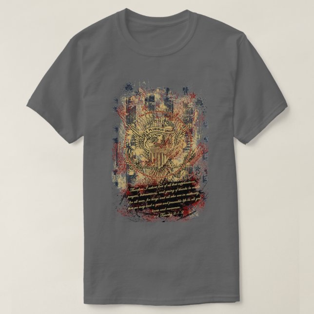 T-shirt E Pluribus Unum (Design devant)