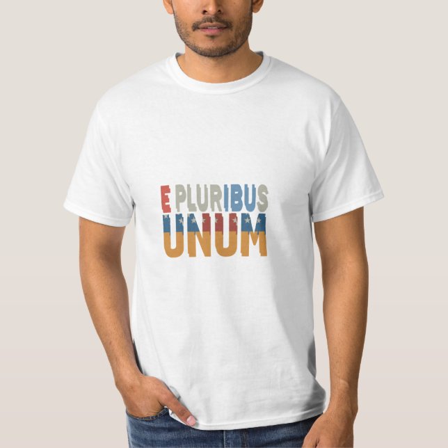 T-shirt E pluribus unum (Devant)
