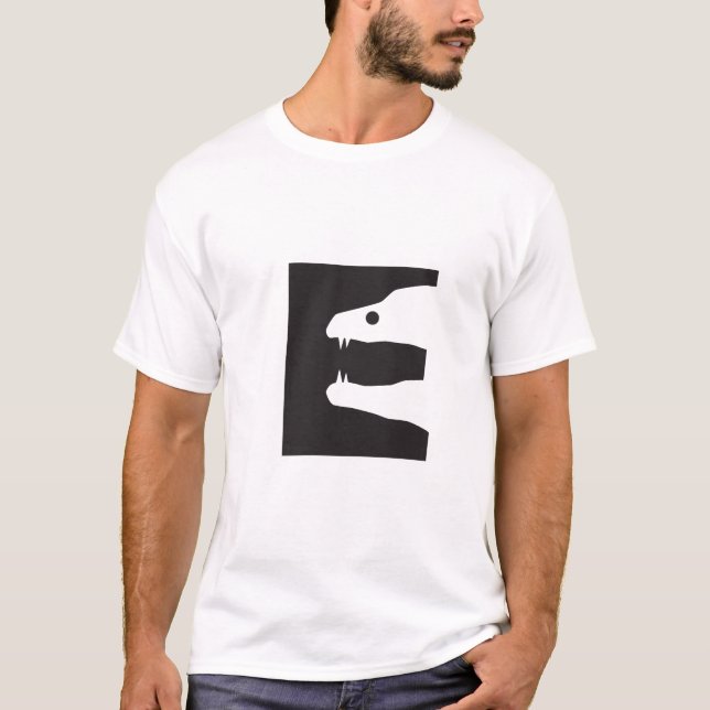 T-shirt E pour l'anguille (Devant)