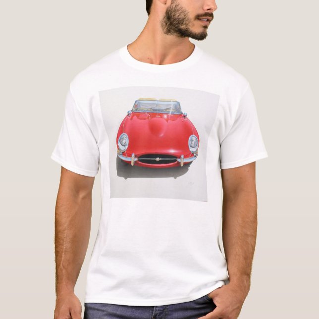 T-shirt E-Type de Jaguar (Devant)