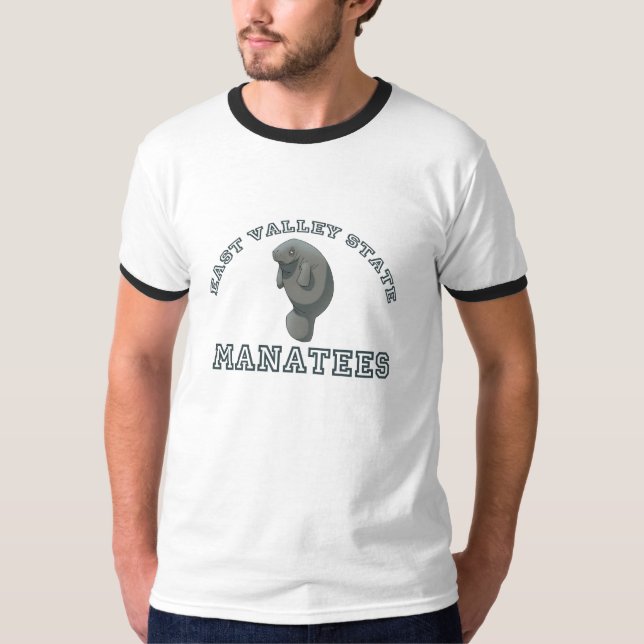 T-shirt E.V.U. Chemise de lamantins (Devant)