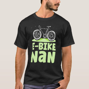 T-shirt E Vélo Nan Cycliste Vélo Vélo Grand-mère électriqu