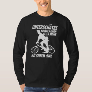 T-shirt E Vélo Pilote Ebike Pedelec Vélo électrique