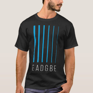 T-shirt EADGBE 6 String Guitar Player & Guitarist - Cool65