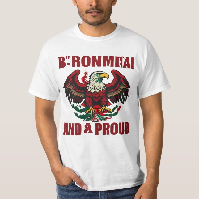 T-SHIRT EAGAL DESIGN, NOUVELLE IMPRESSION, BAZ ART (Devant)