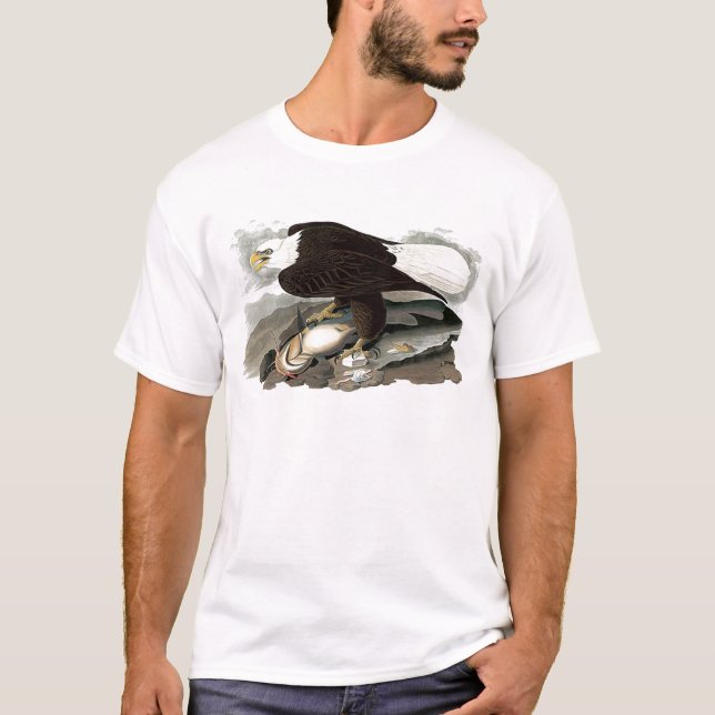 T-shirt Eagle à tête blanche | John James Audubon (Devant)