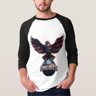T-shirt Eagle AMERICA – Style Patriotique Audacieu